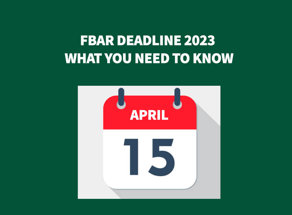 FBAR Deadline 2023